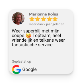 Sfeerbeeld uit kapsalon Lemmensbuffel in Puurs-Sint-Amands